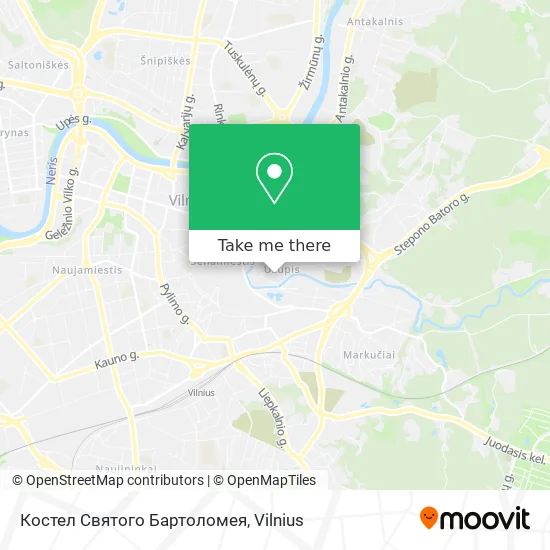 Костел Святого Бартоломея map