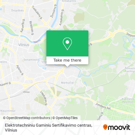 Elektrotechniniu Gaminiu Sertifikavimo centras map