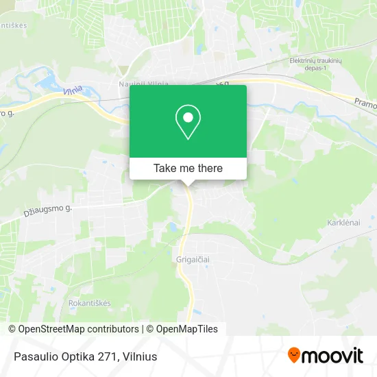 Карта Pasaulio Optika 271