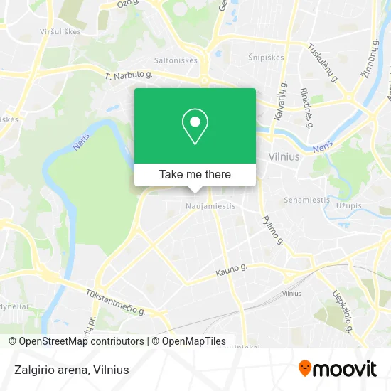 Zalgirio arena map