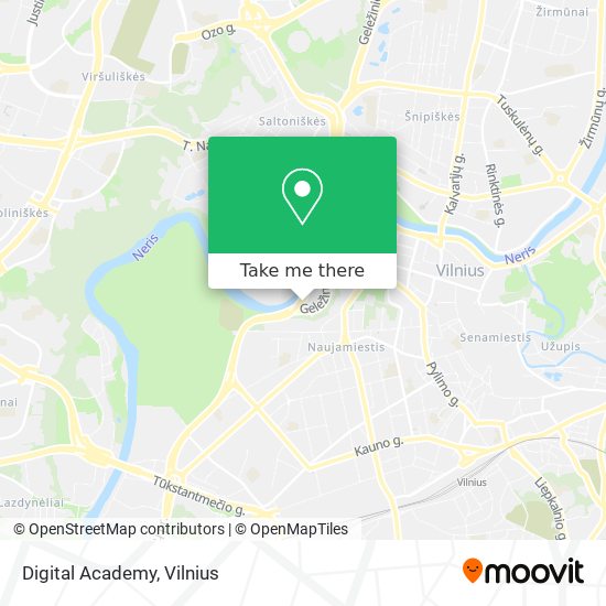 Digital Academy map