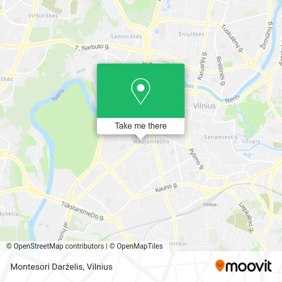 Карта Montesori Darželis