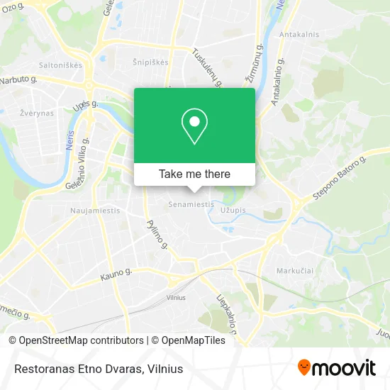 Карта Restoranas Etno Dvaras