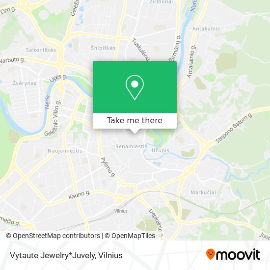 Vytaute Jewelry*Juvely map