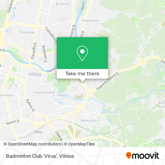 Карта Badminton Club 'Virus'