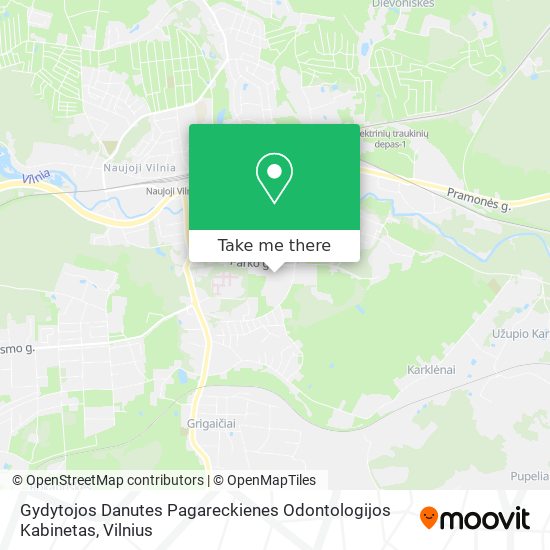 Gydytojos Danutes Pagareckienes Odontologijos Kabinetas map