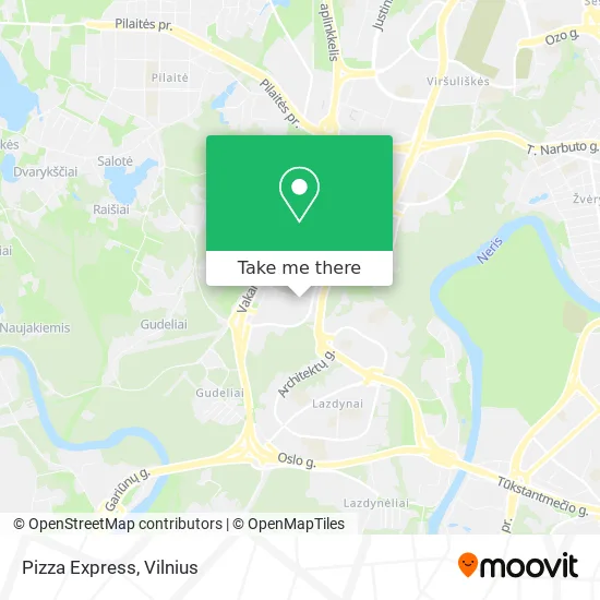 Карта Pizza Express