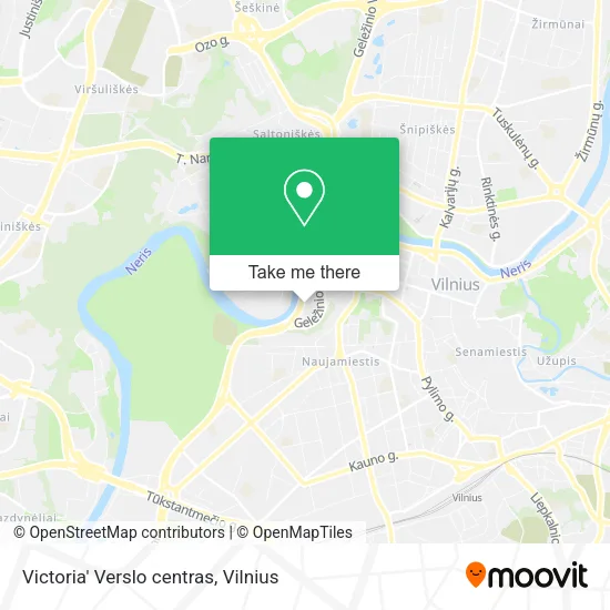 Карта Victoria' Verslo centras