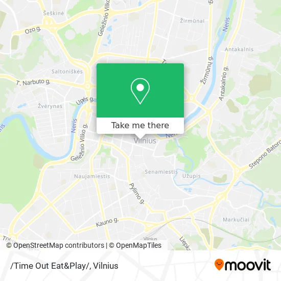 Карта /Time Out Eat&Play/