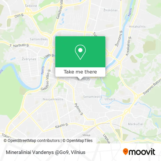 Карта Mineraliniai Vandenys @Go9