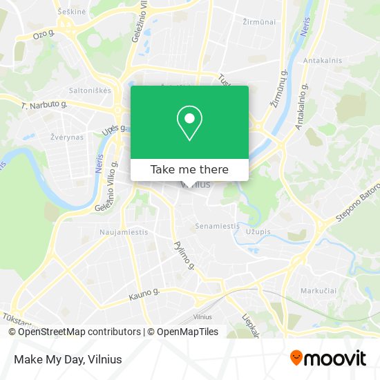 Make My Day map