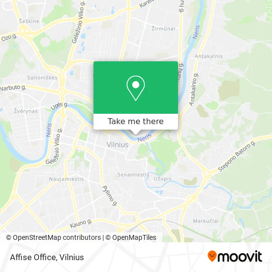 Карта Affise Office