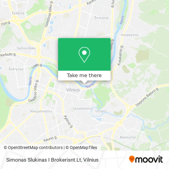 Карта Simonas Slukinas I Brokerisnt.Lt