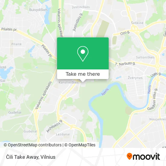 Карта Čili Take Away