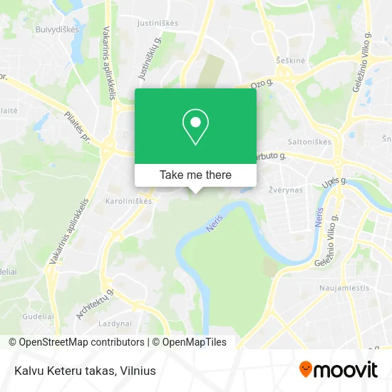Карта Kalvu Keteru takas