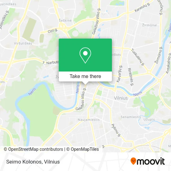 Карта Seimo Kolonos