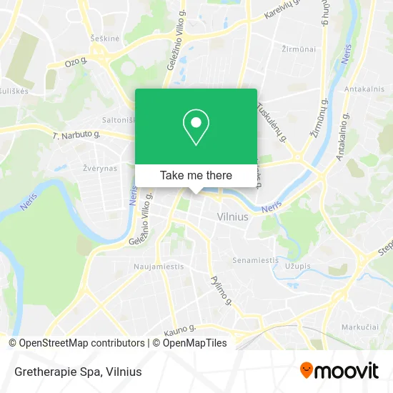 Карта Gretherapie Spa