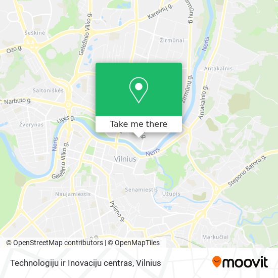 Technologiju ir Inovaciju centras map