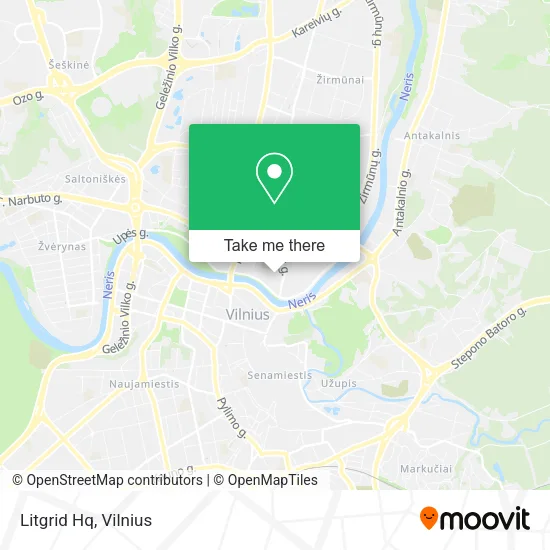 Карта Litgrid Hq