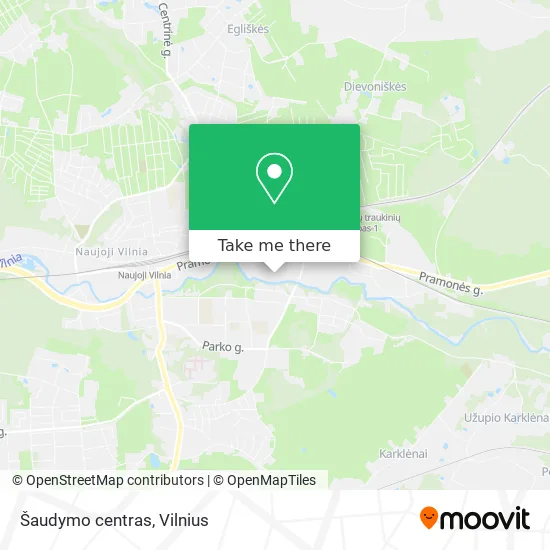Карта Šaudymo centras