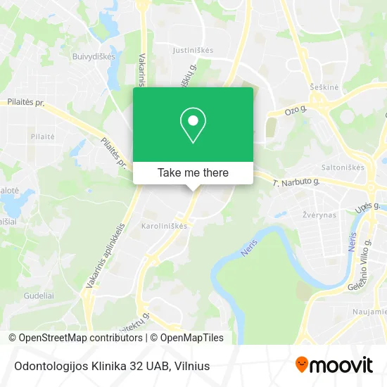 Карта Odontologijos Klinika 32 UAB