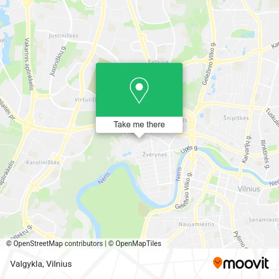 Карта Valgykla