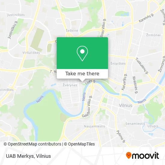 Карта UAB Merkys