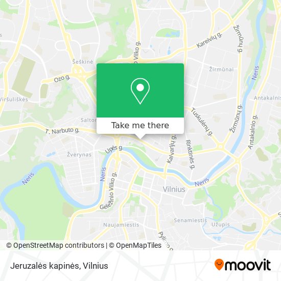 Jeruzalės kapinės map