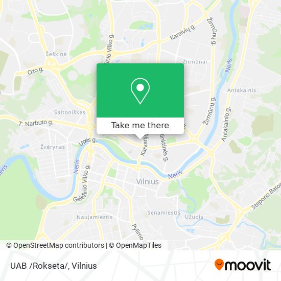 UAB /Rokseta/ map