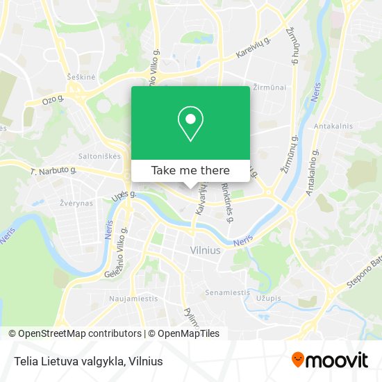 Карта Telia Lietuva valgykla