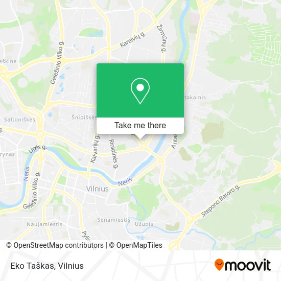 Карта Eko Taškas