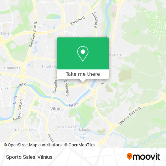 Карта Sporto Sales