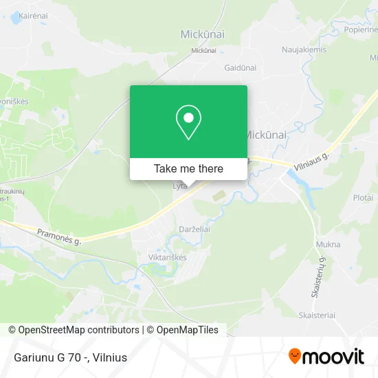 Карта Gariunu G 70 -