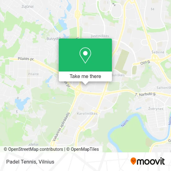 Карта Padel Tennis