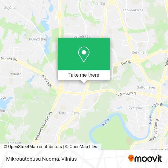 Карта Mikroautobusu Nuoma