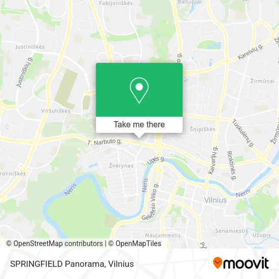 Карта SPRINGFIELD Panorama