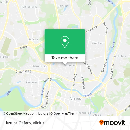 Карта Justina Gafaro