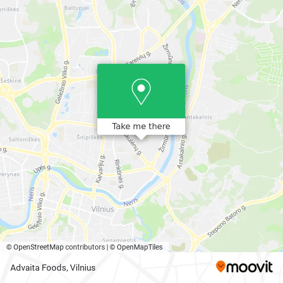 Карта Advaita Foods