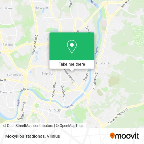 Карта Mokyklos stadionas