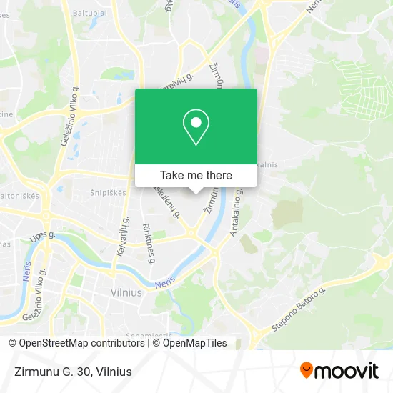 Карта Zirmunu G. 30