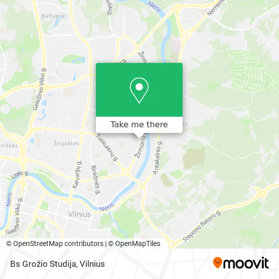 Карта Bs Grožio Studija