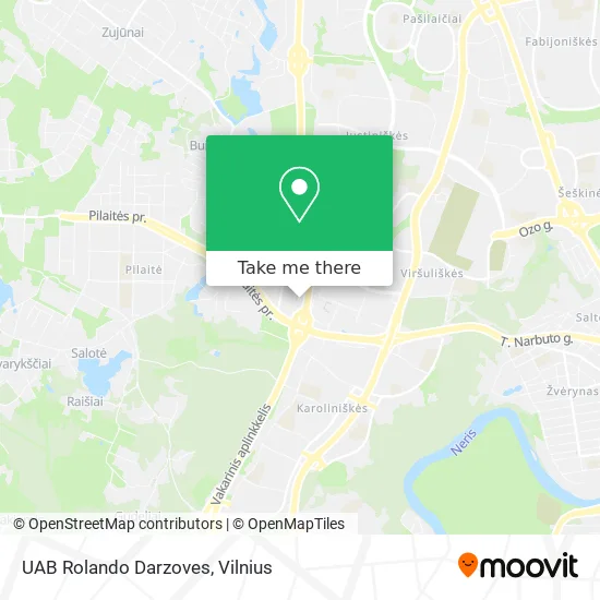 Карта UAB Rolando Darzoves