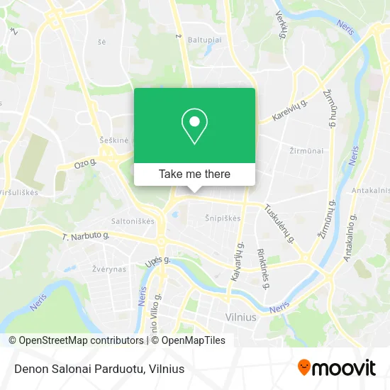 Карта Denon Salonai Parduotu