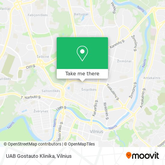 UAB Gostauto Klinika map