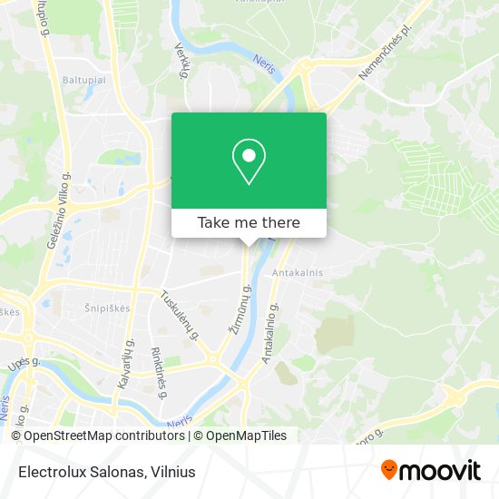 Electrolux Salonas map