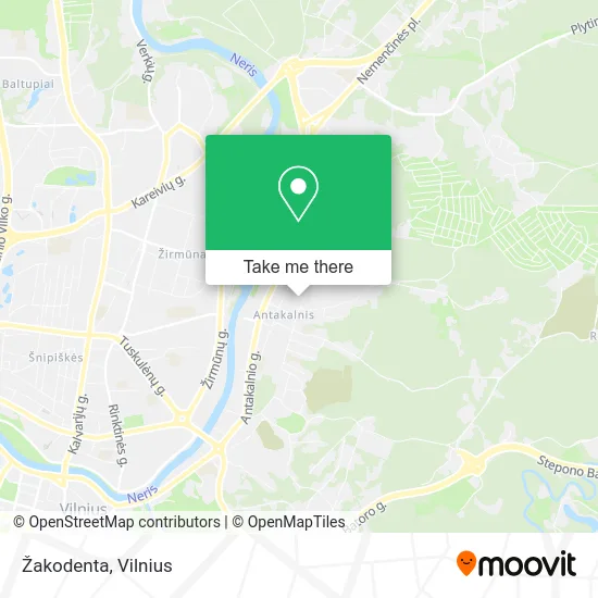 Карта Žakodenta