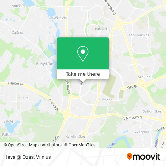 Карта Ieva @ Ozas