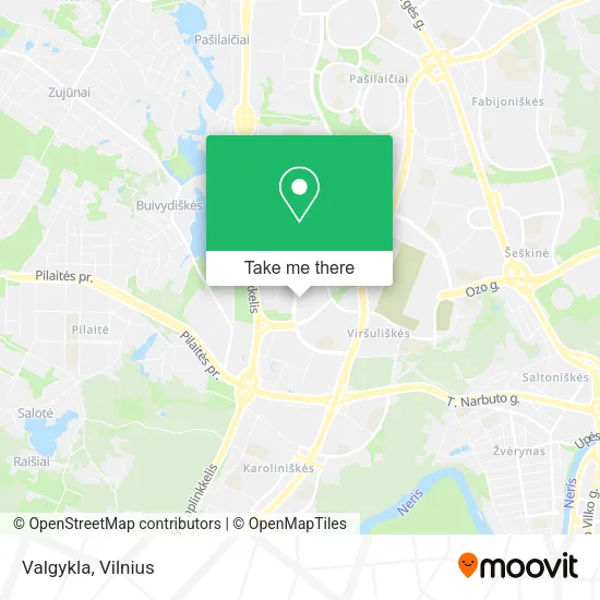 Valgykla map