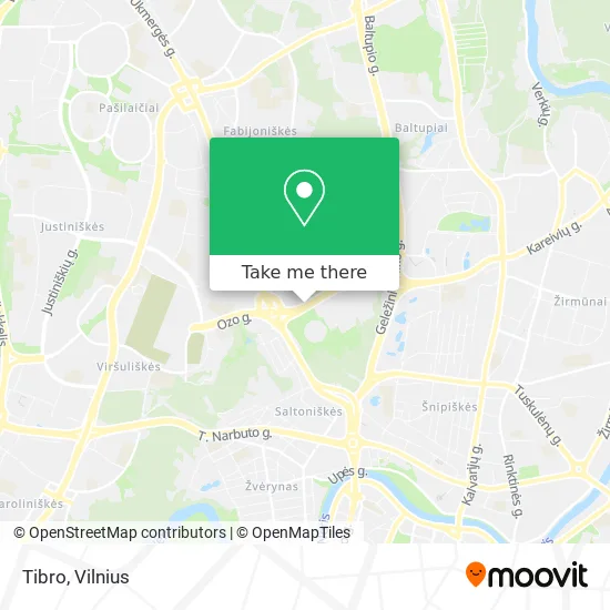 Карта Tibro