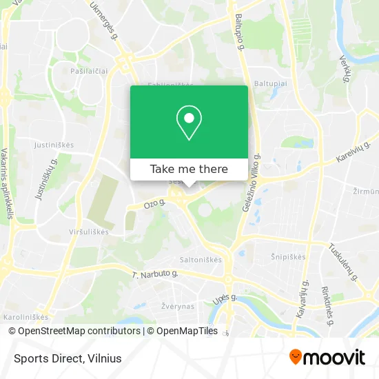 Карта Sports Direct